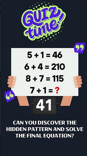 The Hidden Math Code: When 5+1=46! Can You Crack The Secret Formula?