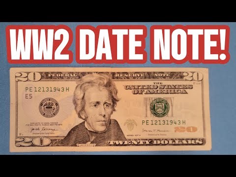 WW2 DATE NOTE! Bill Search for Star Notes and Banknotes Worth Money