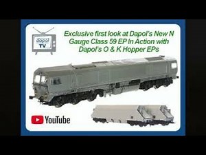 Dapol's N Gauge Class 59 EP In Action