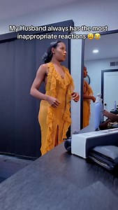 1M views · 35K reactions | This was his first time seeing my dress for his birthday dinner… and his reaction said it all I’ve watched this man grow through an entire decade, and the same way he looks at me now is the same way he looked at me then. • • • #Husband #reaction #birthday #dinner #marriage | Youngmarriedcommitted | Facebook