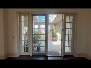 Elegance Unveiled: Apollo's Invisible Retractable Screen for French Doors #retractablescreen