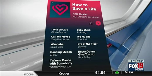 For Heart Health Month, Kettering Health has released a playlist of 100-120 beat-per-minute songs