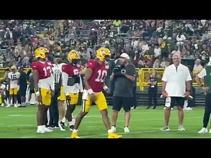 Packers Family Night highlights: Jordan Love gives Tucker Kraft a piggyback ride