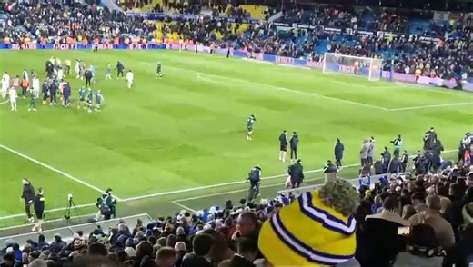 Leeds celebrate win over Millwall