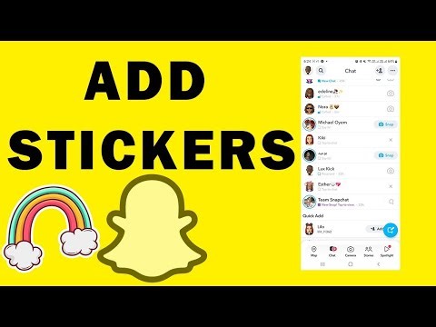 How To Add Stickers To Snaps On Snapchat