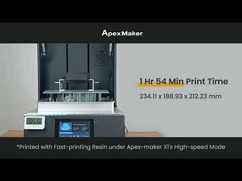 Apex-maker：Industrial 3D Printer With 16"8K Resolution Mono LCD