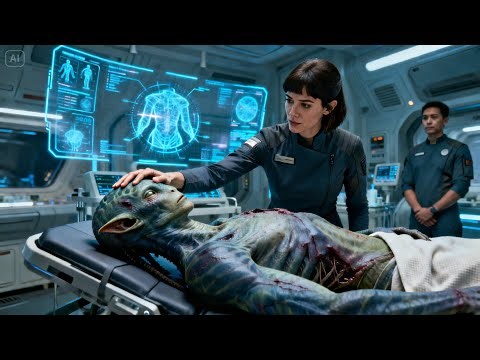 Alien Medic Said No Treatment — Then the Human Knelt and Murmured, “Easy Buddy”