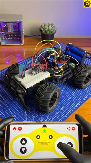SriTu Hobby | Arduino Powered Bluetooth controlled Jeep #arduino #Jeep #arduinoprojects #arduinofun #arduinoprogramming #diy_projects #diy_car... | Instagram