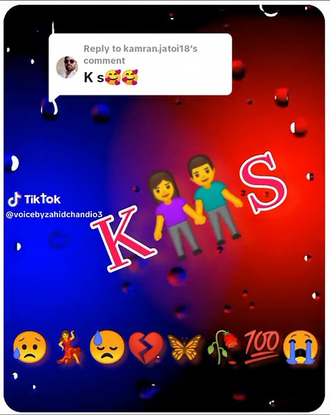 Animated Characters in Dark Raindrop Background