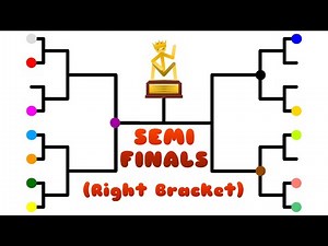 Stick Figure Tournament Animation - Part 5 (SEMI-FINALS - Right Bracket)