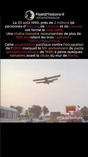 La chaîne humaine qui précéda la chute du Mur de Berlin.