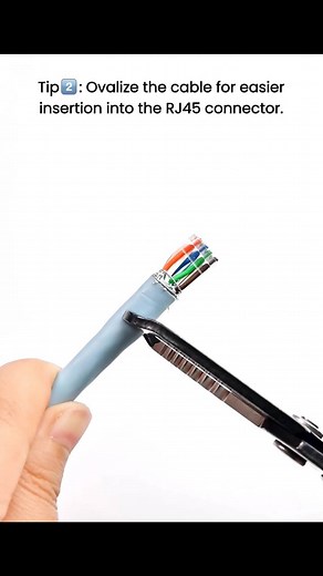 200K views · 1.5K reactions | How do Cut the Wires installing and Cable for easier insertion And RJ45 Connector | ROAD LIFE | Facebook