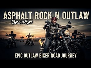 ASPHALT ROCK N OUTLAW 🔥 Born to Roll – Epic Outlaw Biker Road Journey