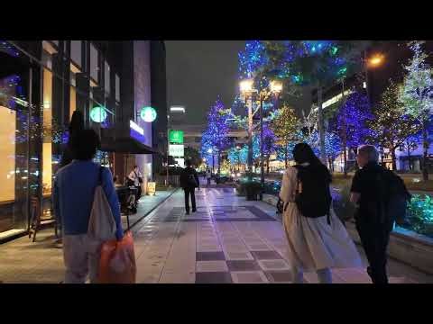 【4K】①Osaka Night Walk｜From Shinsaibashi to Umeda – October 2025 / 大阪ナイトウォーク｜心斎橋から梅田まで｜2025年10月