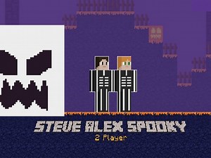 Play Steve Alex Spooky - 2 Player | Free Online  Games. KidzSearch.com