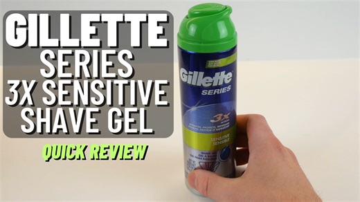 Watch Gillette Series 3X Sensitive Shave Gel ﹙Quick Review﹚ on Amazon Live