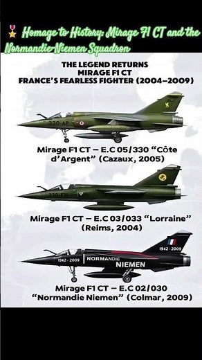 ​#ArmeedeLAir #FrenchAirForce #MilitaryAviation #AirForce #AviationHistory​#NormandieNiemen