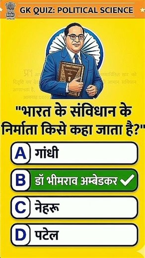 Political Science MCQ Quiz | GK Questions with Answers ❓
