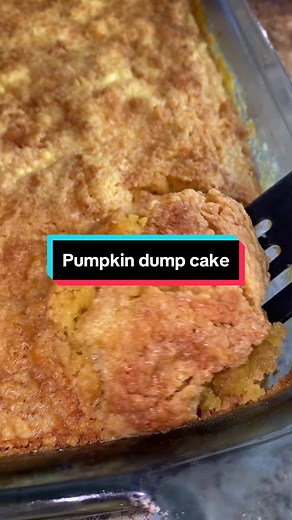 Easy Pumpkin Dump Cake Recipe | Delicious Fall Dessert