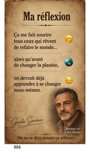 Ma réflexion