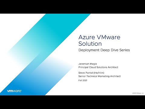 AVS Deployment Deep Dive Series - Module 1: Planning and Design Considerations