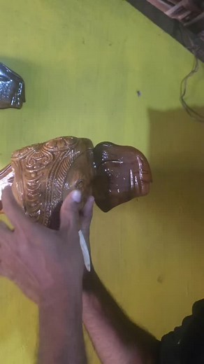 1.9K reactions · 59 shares | Wooden elephant head Oscar design decor 9562400309##woodworking #wood #woodcarving #craft #woodenart #pooja #reels #wooden #interiordesign | Oscar Design Decor | Facebook