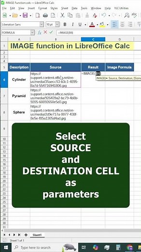 🖼️ IMAGE function in LibreOffice Calc