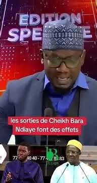 Sheikh Bara Ndiaye's outbursts are having an impact 🤔 #shortvideo