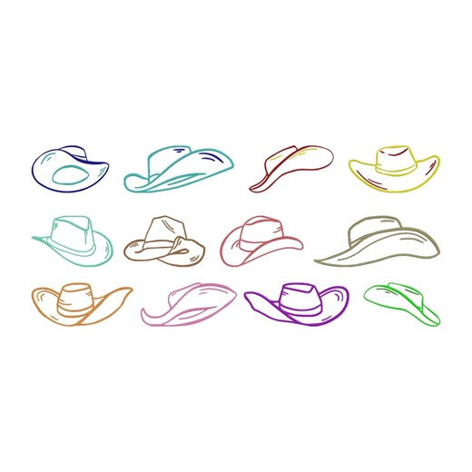 Hat Line Art Embroidery Design, Beanie Custom Minimal Hat Machine Embroidery File, 12 Design, 9 Size, Instant Download - Etsy