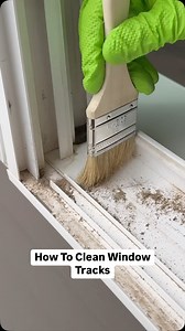 24K views · 8.6K reactions | The best way to clean window tracks! #howto #cleaning #cleaningtips | Clean That Up | Facebook