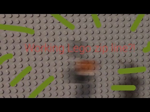 How to make a working Lego zip line