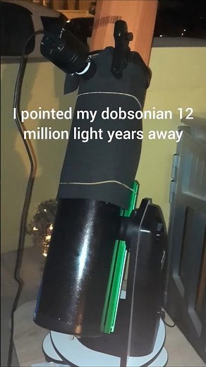 a Galaxy captured with a Dobsonian