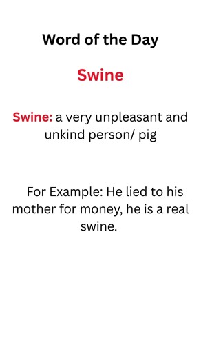 #howtoimprovespokenenglish #englishvocabmastery #vocabulary #wordforbeginners#swine