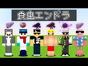 【マイクラ】虫の力で強くなれ！ドズル社メンバーと食虫エンドラ討伐！