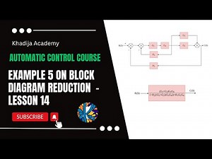 Example 5 on Block Diagram Reduction - Lesson 14 - Automatic Control Course