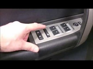 Electric window malfunction.