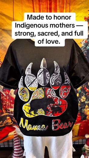 Get shirt here: https://redwarriorspirit.com/native54 ------- #mamabear #nativeamericanstyle #indigenous #fyp | Native American Lover