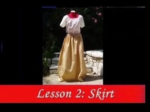 Easy Renaissance Style Skirt DIY