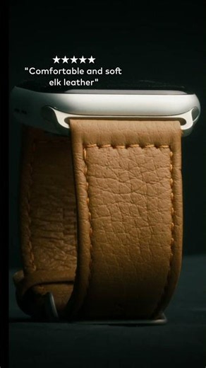 The Most Comfortable Apple Watch Band Ever | AARNI Elk Leather Bands