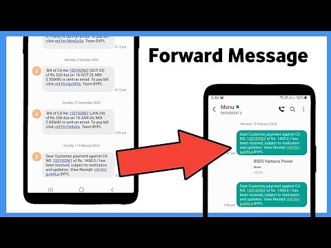 Message Forward To Another Number | Message Ko Forward Karne Ka Tarika