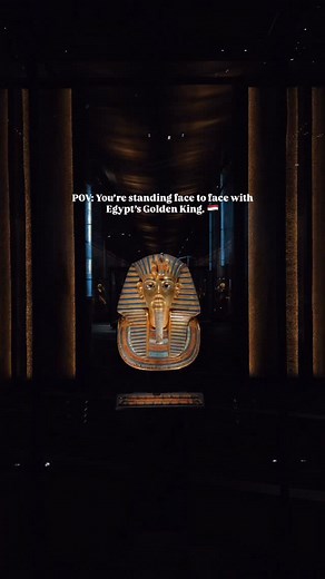 69K views · 3.6K reactions | Egypt’s Golden King shines again in his new kingdom.  3,000 years ago, a young king ruled Egypt. His story was buried beneath the sands — until Egypt gave him a second throne. Today, Tutankhamun’s treasures shine again inside the Grand Egyptian Museum — a masterpiece built by thousands of Egyptian hands to honor one name the world never forgot. The Golden King is home. ✨ | Egypt shots | Facebook