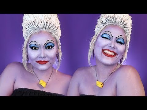 The Little Mermaid Ursula The Sea Witch Makeup Tutorial
