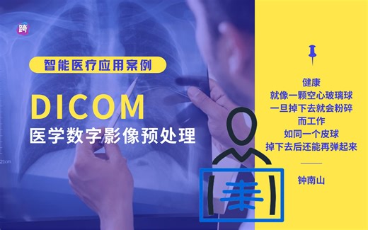 DICOM 医学数字影像预处理 - 人工智能垂直领域工程项目案例库