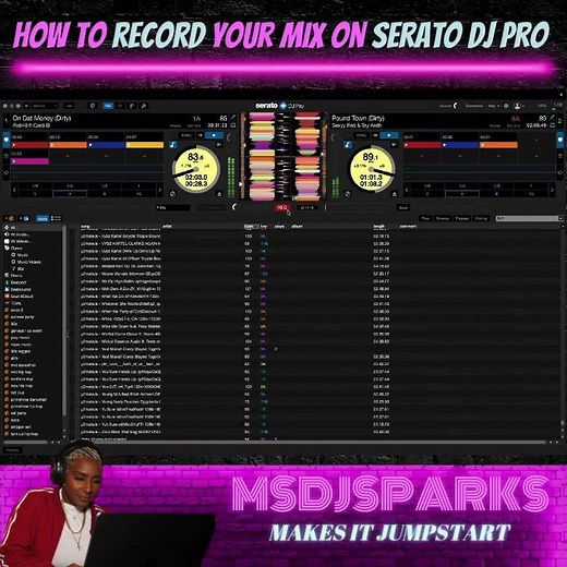 How to record your mix on Serato DJ Pro #femaledj #femaledjs #womandj #serato #seratodjpro