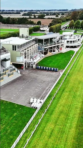 Salisbury racecourse | Drone show live Road Trip | #shortvideo #horseracing #racecourse #4k #fyp