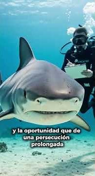 Así se ve un ataque de tiburón toro bajo el agua