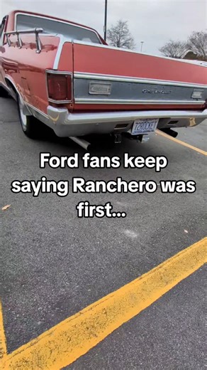 The Red Rocket 🚀 | Being first didn’t keep it alive. 🫢 #Chevy #Elcamino #Ford #Classic #car | Instagram