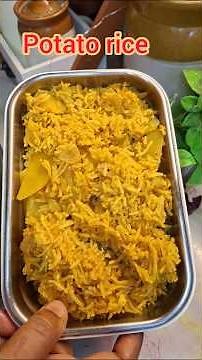 "Potato Biryani | Simple & Flavorful Aloo Biryani Recipe | One Pot Potato Rice"😍🔥