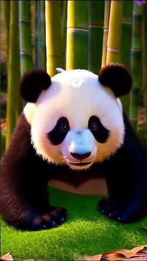 Adorable Baby Panda Exploring Bamboo Forest!🐼🌿Cute Animal