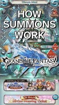 How Summons work in GBF! #gbf #granbluefantasy